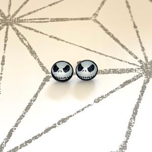 Nightmare Before Christmas Jack Skellington Stud Earrings Gift